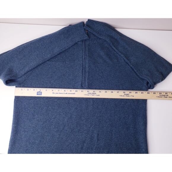 SMARTWOOL 1/2 Zip Pullover Merino Wool Blend Sweater Green Men's Size Large - Picture 10 of 12